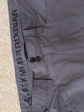 Men's Alaska Hardgear Gray Performance Pants 38X34